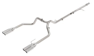 afe vulcan series 3in 304ss dpf-back 20-21 gm trucks l6-3.0l (td) lm2 - dual polished tip 49-34130-p