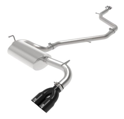 afe takeda 18-21 toyota c-hr 2.0l 2.5in 304 stainless steel cat-back exhaust w/ black tip 49-36044-b