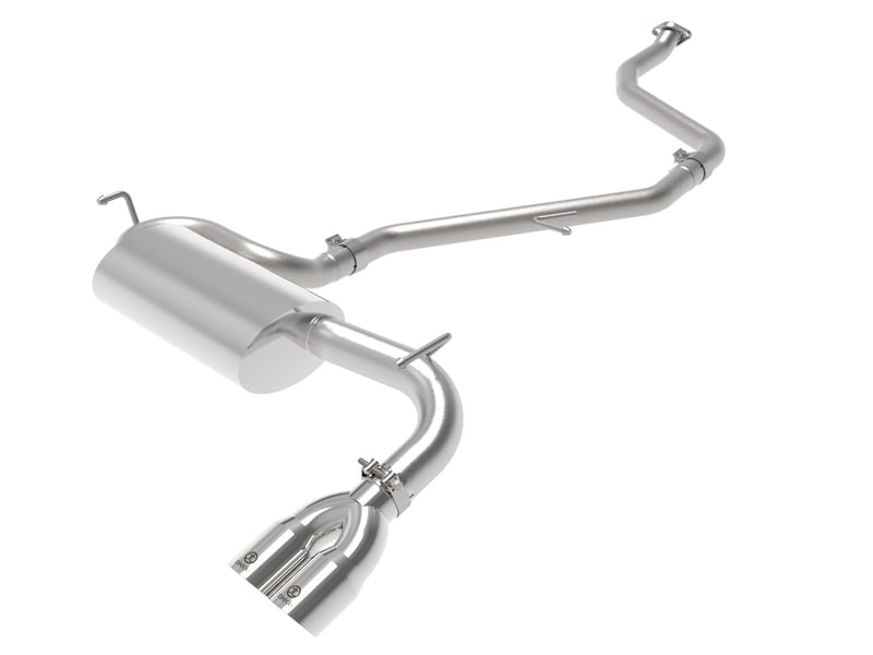 afe power takeda 2in to 2-1 304 ss cat-back exhaust w/ polished tips 11-17 lexus ct200h 1.8l 49-36047-p