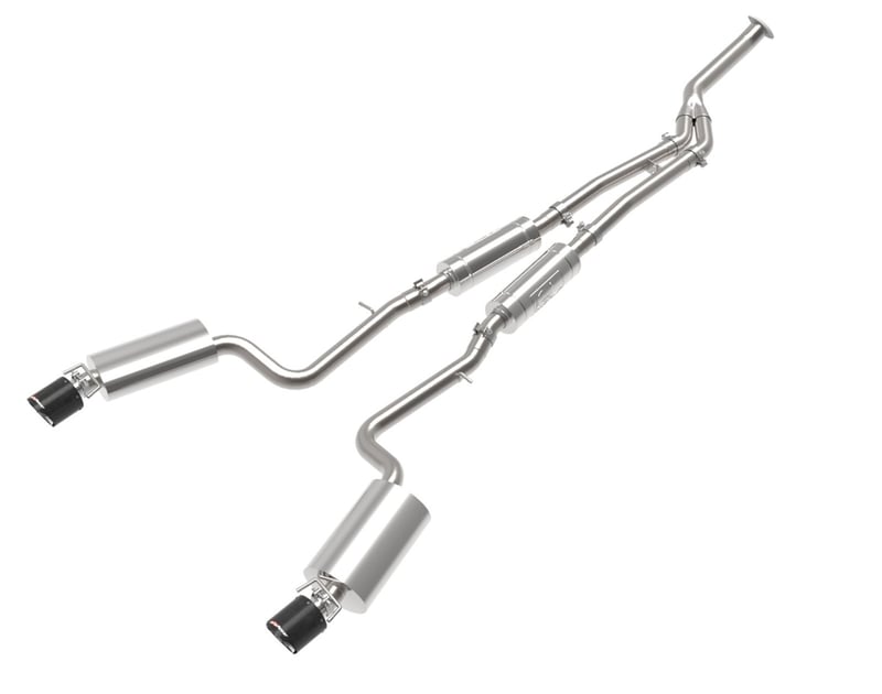 afe power takeda 16-17 lexus is200t // 18-22 is300 l4-2.0l (t) 2.5in-3in 304 ss cb exhaust - carbon fiber 49-36059-c