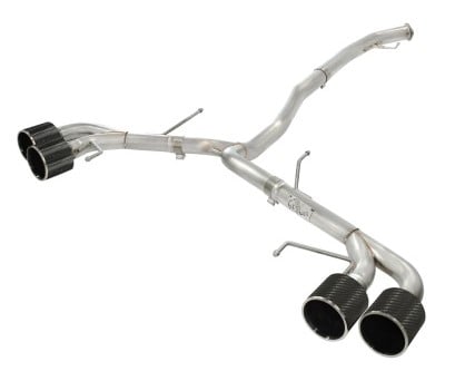 afe takeda 3in ss exhaust cat-back 09-14 nissan gtr v6 3.8l carbon fiber tips 49-36108-c
