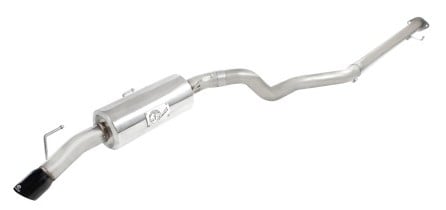 afe takeda exhaust cat-back 304 stainless steel 11-14 nissan juke l4 1.6l (t) black tip 49-36109-b