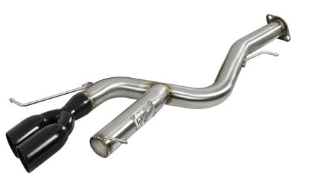 afe machforce xp 08-13 bmw 135i l6-2.0l n54/n55 3in. 304 ss axle-back exhaust w/black tips 49-36302-b