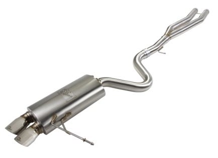 afe machforce exhaust cat-back ss-304 w/ polished tips 07-13 bmw 328i (e92/93) l6 3.0l non-turbo 49-36313