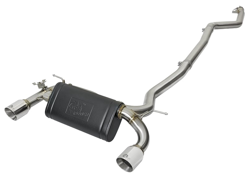 afe power mach force-xp 16-19 bmw 340i/340ix/ 17-20 440i/440ix 3.0l 304 ss cat-back exhaust system 49-36334-p