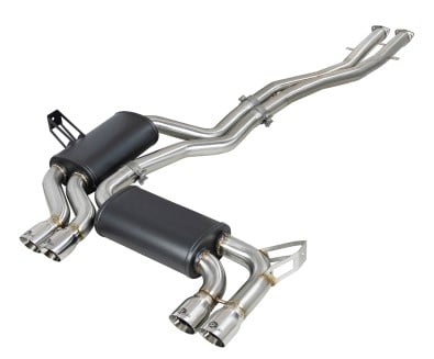 afe mach force-xp 2.5in 304 ss cat-back exhaust w/ polished tips 01-06 bmw m3 49-36344-p