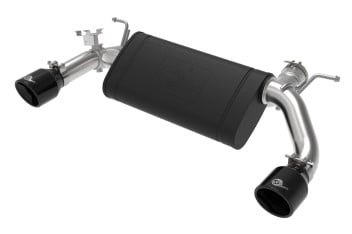 afe machforce xp 3in to 2.5in 304 ss axle-back exhaust w/ black tips 14-16 bmw m235i 49-36348-b