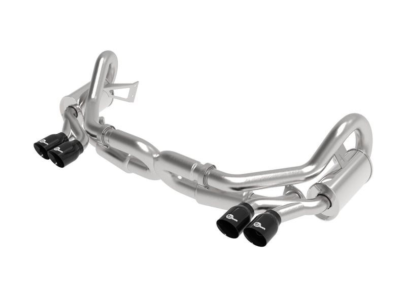 afe mach force-xp 12-16 porsche 911 3in to 2.5in 304 ss cat-back exhaust (excludes turbo models) 49-36406-1b
