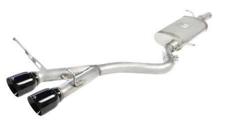 afe machforce xp exhaust 304ss cat-back w/ blacktips 2008 vw golf r32 v5 3.2l 49-36408-b