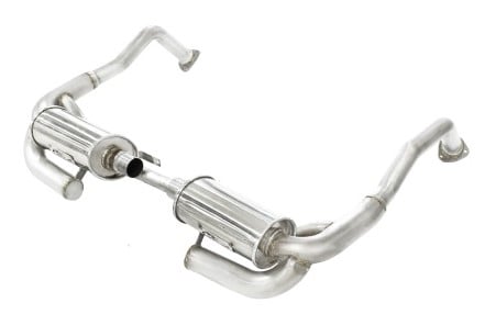 afe machforce xp exhaust cat-back 2in ss-304 cat-back exhaust for 05-08 porsche boxster s (987.1) h6 49-36411