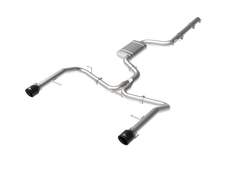 afe power mach force-xp 19-21 volkswagen jetta gli l4-2.0l (t) 304 ss cat-back exhaust system 49-36432-b