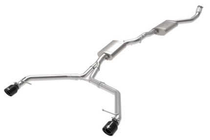 afe mach force-xp 13-16 audi allroad l4 ss cat-back exhaust w/black tips 49-36438-b