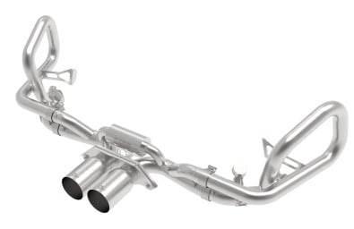 afe 14-16 porsche 911 gt3 991.1 h6 3.8l mach force-xp 304 ss cat-back exhaust system w/ brushed tips 49-36450-h