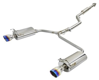 afe takeda 2.5-1.75in 304 ss cat-back exhaust system 13-17 honda accord lx / ex / ex-l l4-2.4l 49-36605-l