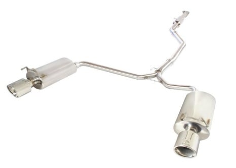 afe takeda exhaust 304ss dual cat-back w/ polished tips 13-17 honda accord lx/ex/ex-l sedan l4 2.4l 49-36605