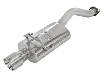 afe takeda exhaust 2.5in dia 304ss axle-back w/polished tip 06-11 honda civic ex sedan l4 1.8l 49-36610