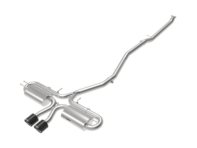 afe power takeda 3in 304 ss cat-back exh w/center carbon fiber tips 17-20 honda civic si l4-1.5l (t) 49-36618-1c