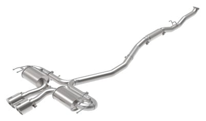 afe takeda 3in 304 ss cat-back exhaust system w/polished tips 17-21 honda civic sport l4-1.5l (t) 49-36624-p