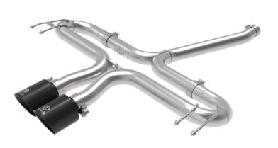afe takeda 2-1/2in 304 ss axle-back exhaust w/black tips 17-20 honda civic sport l4-1.5l (t) 49-36625-b