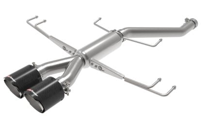 afe takeda 2.5in 304ss axle-back exhaust system 17-19 honda civic type r l4-2.0l (t) 49-36626-c