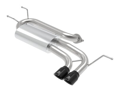 afe takeda 2-1/2in 304 ss axle-back exhaust w/ black tip 16-19 mazda miata l4 2.0l 49-37004-b