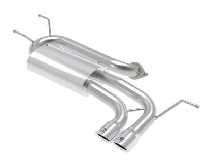 afe takeda 2-1/2in 304 ss axle-back exhaust w/ polished tip 16-19 mazda miata l4 2.0l 49-37004-p
