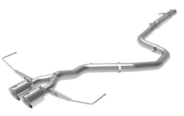 afe takeda exhaust cat-back 19-20 hyundai veloster 304ss polished dual tips exhaust 49-37011-p