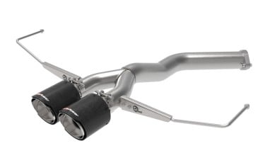 afe takeda 3in-2.5in 304 ss axle-back exhaust w/ carbon tip 19-20 hyundai veloster i4-1.6l(t) 49-37012-c