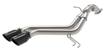 afe takeda 13-17 hyundai veloster l4-1.6l 2-1/2in 304 ss axle-back exhaust w/ black tips 49-37019-b