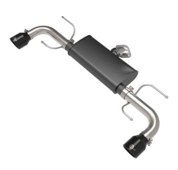 afe takeda 17-21 mazda cx-5 2.5l (t) 2.5in. ss axle-back exhaust system w/black tips 49-37021-b