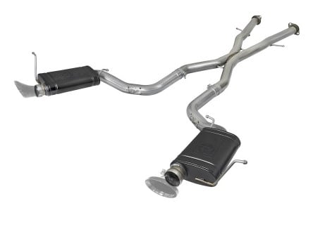 afe machforce xp 12-17 jeep grand cherokee wk2 srt8 v8-6.4l 304ss cat-back exhaust w/o resonator 49-38058