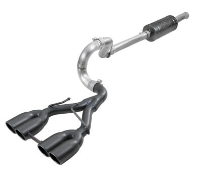 afe rebel series 2.5in 304 ss cat-back exhaust w/ black tip 18-20 jeep wrangler (jl) 49-38073-b