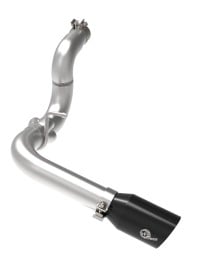 afe 20-21 jeep wrangler large bore-hd 3in 304 stainless steel dpf-back exhaust system - black tip 49-38092-b