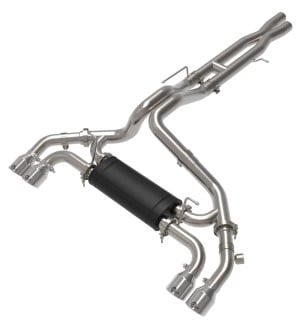afe vulcan series 2.5in 304ss cat-back exhaust 2021+ jeep wrangler 392 6.4l w/ polished tips 49-38098-p