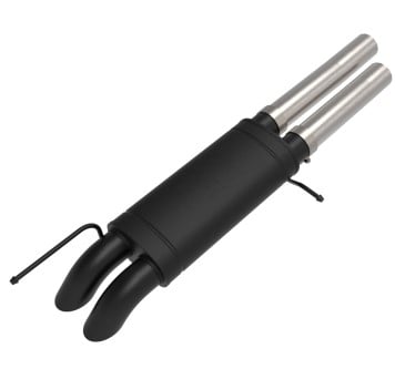 afe 2021+ jeep wrangler jl (392 v8-6.4l) rock basher 3in. 304 stainless steel cat-back exhaust 49-38099