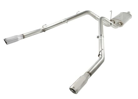 afe machforce xp exhausts cat-back ss-409 exh cb dodge ram 1500 5.7l hemi 09-13 polished 49-42013-p