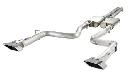 afe machforce xp exhausts cat-back ss-409 exh cb dodge challenger srt-8 08-12 v8-6.1/6.4l 49-42028
