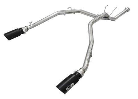 afe machforce xp dpf-back exhaust 2.5in ss with black tips 2014 dodge ram 1500 v6 3.0l ecodiesel 49-42041-b