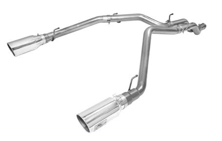 afe machforce xp dpf-back exhaust 3in ss w/ 6in polished tips 2014 dodge ram 1500 v6 3.0l ecodiesel 49-42044-p