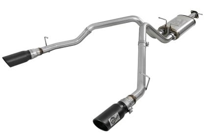 afe mach force-xp 3in 409 ss cat-back exhaust 2019 ram 1500 v8-5.7l w/ black tip 49-42059-b