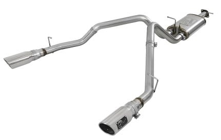 afe mach force-xp 3in 409 ss cat-back exhaust 2019 ram 1500 v8-5.7l w/ polished tip 49-42059-p