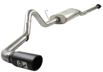 afe machforce xp 3in 409ss cat back exhaust w/ black tips for 09-10 ford f-150 v8 4.6l/5.4l 49-43015-b