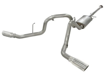 afe machforce xp exhausts 3inss dual side exit cat-back 11-14 ford f150 ecoboost v6-3.5l (tt) 49-43056-p