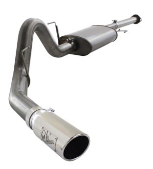 afe machforce xp ss exhaust 3in cat-back w/4.5in polished tip 11-14 ford f150 ecoboost v6 3.5ltt 49-43067-p
