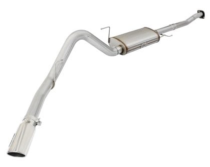 afe machforce xp ss exhaust 3in to 3.5in cat-back w/ polished tip 15 ford f-150 ecoboost v6 2.7/3.5l 49-43068-p
