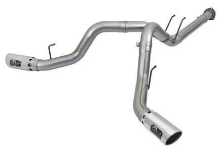 afe power 4in dpf-back ss exhaust system 2017 ford diesel trucks v8-6.7l (td) 49-43092-p