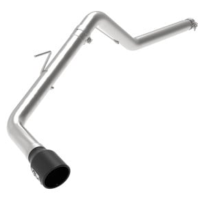 afe apollo gt series 3in 409 ss axle-back exhaust 2019 ford ranger 2.3l w/ black tips 49-43114-b