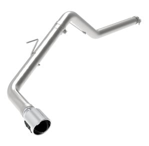 afe apollo gt series 3in 409 ss axle-back exhaust 2019 ford ranger 2.3l w/ polished tips 49-43114-p