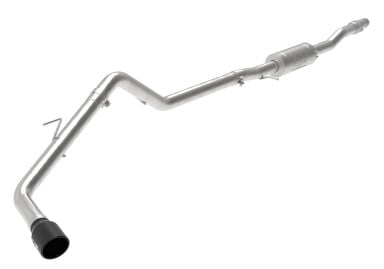 afe apollo gt series 3in 409 ss cat-back exhaust 2019 ford ranger 2.3l w/ black tips 49-43115-b