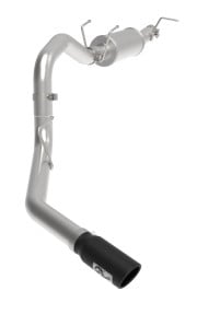 afe apollo gt series 3-1/2in 409 ss axle-back exhaust 17-20 ford f-250/f-350 6.2/7.3l w/ black tips 49-43116-b